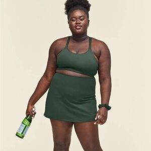 Girlfriend Collective Moss Sport Skirt Size 4X